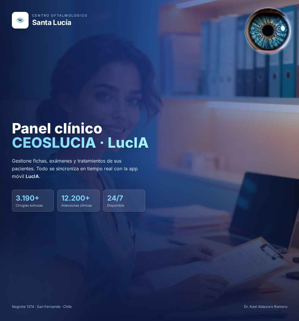 Panel Clínico CEOSLUCIA - Centro Oftalmológico Santa Lucía