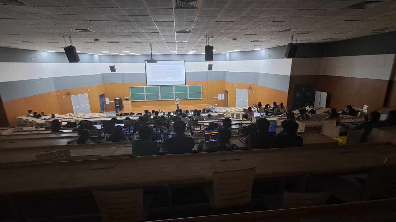 Build sprint inside the auditorium