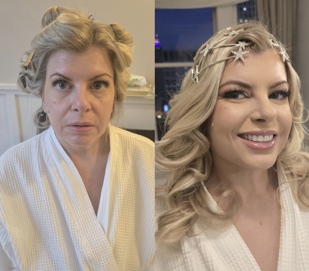 Bridal before and after