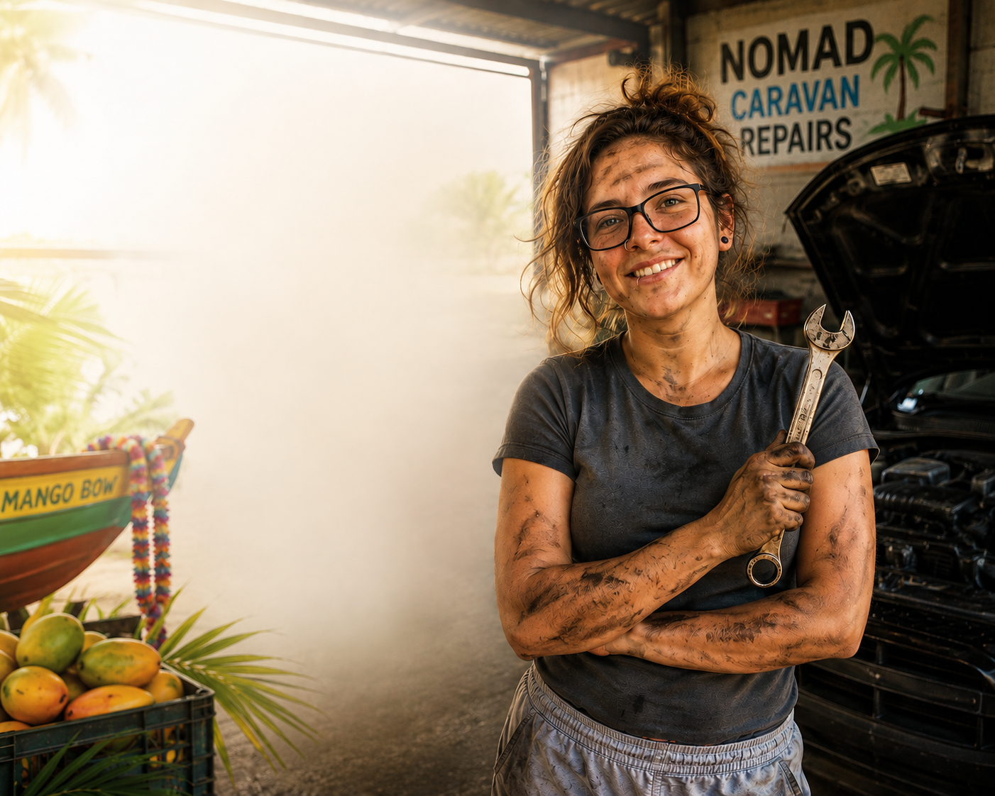Nomad caravan mechanic