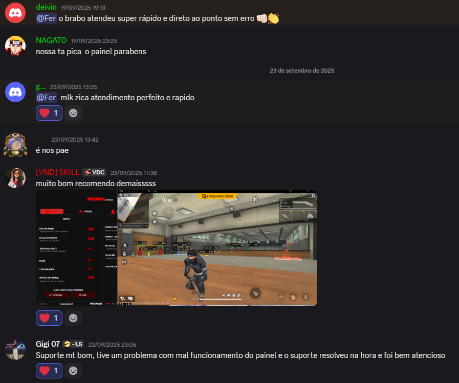 Feedback de deivin