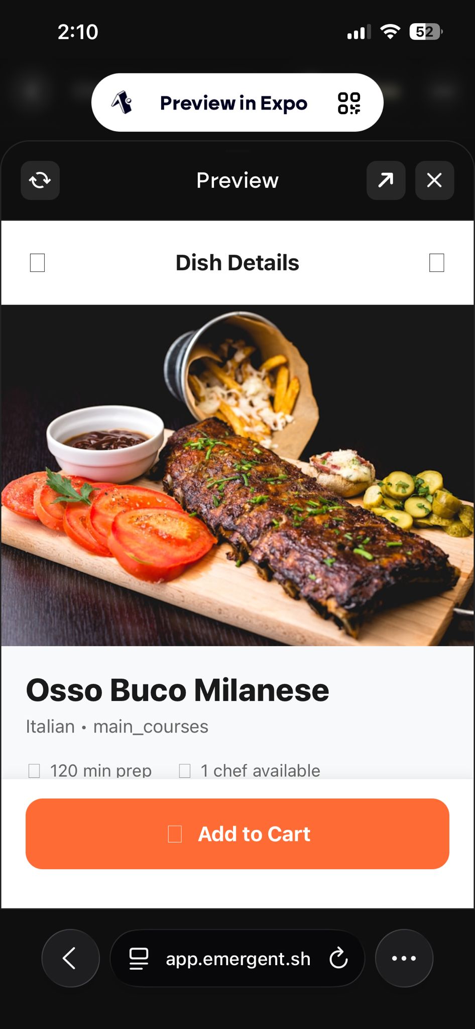 Osso Buco Milanese