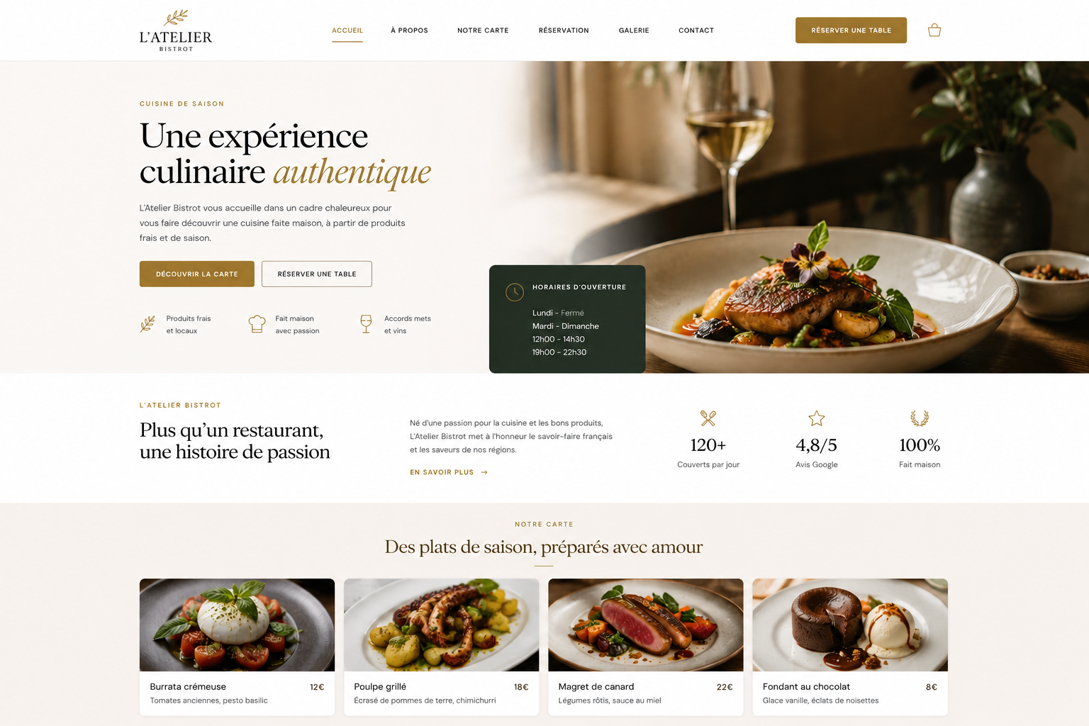 Concept Le Bistrot Atelier