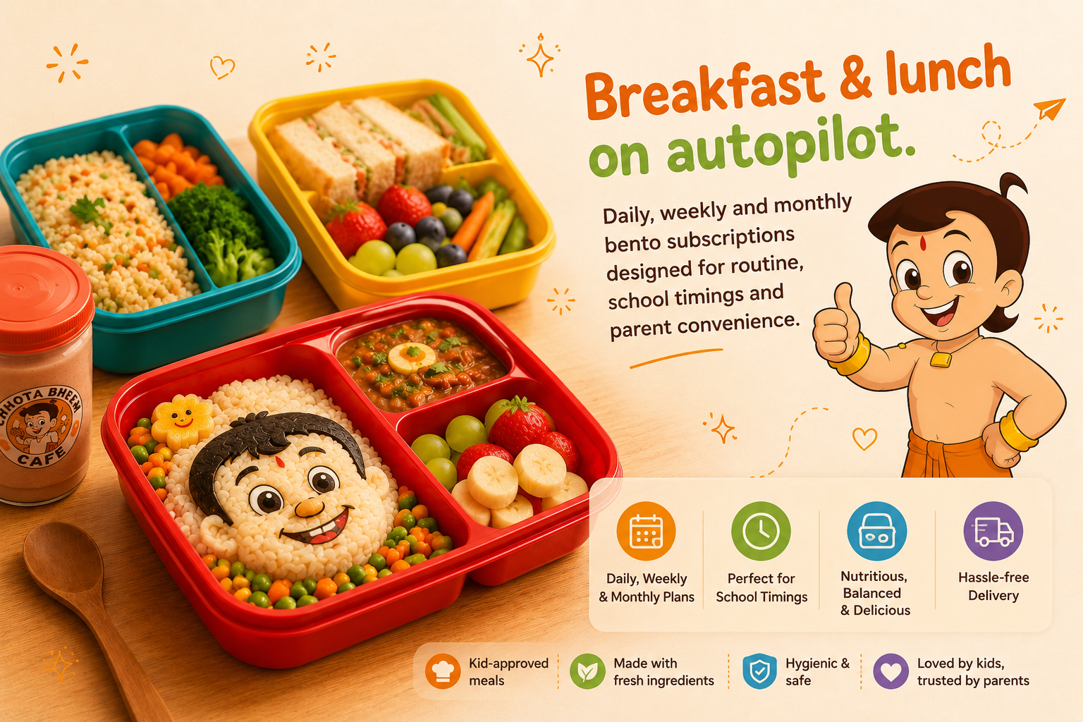 Bheem Bento — Breakfast & lunch on autopilot