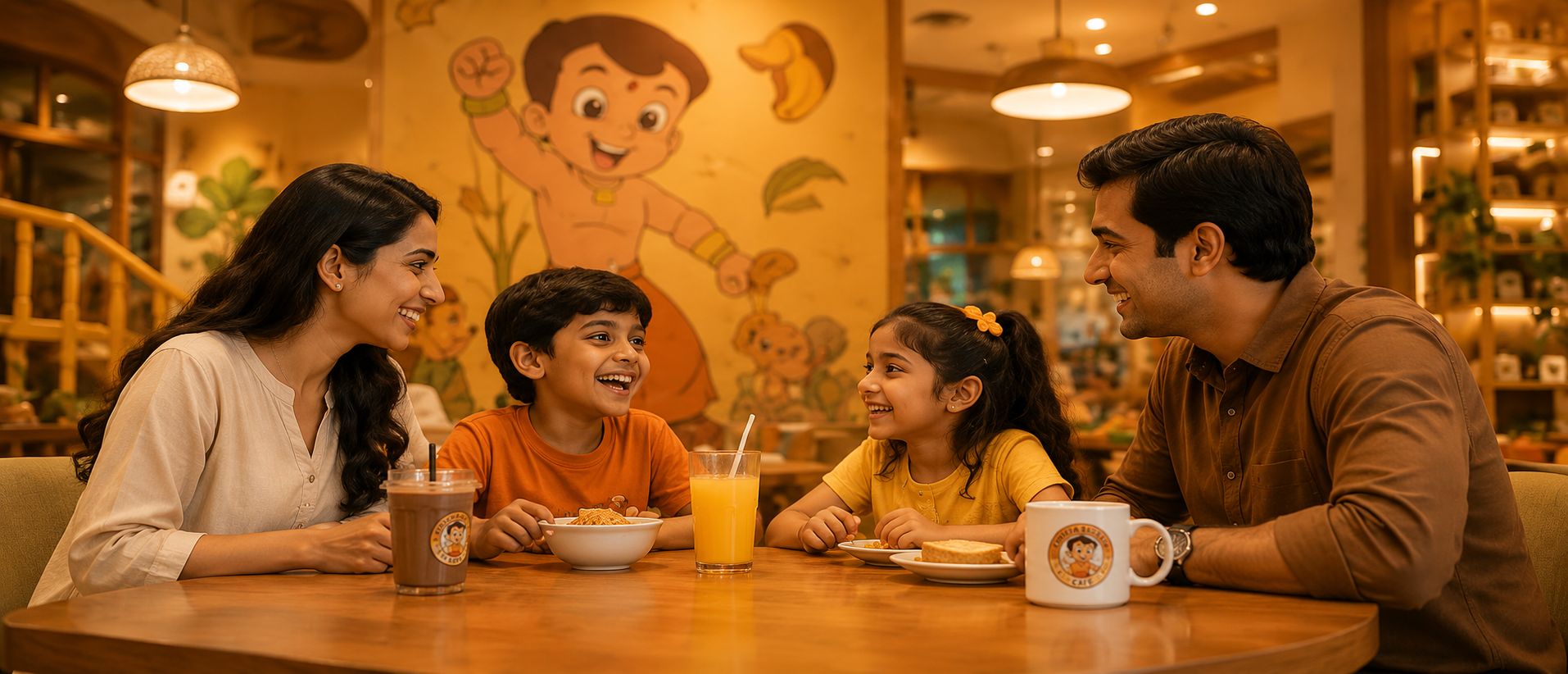 Chhota Bheem Family Café interior