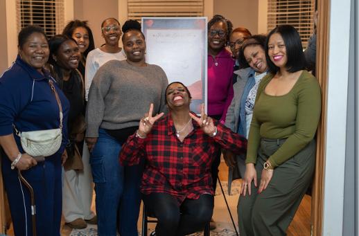 Group at an I Choose event