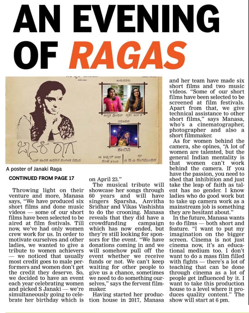 An Evening of Ragas — Continued
