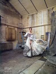 Industrial warehouse fashion editorial