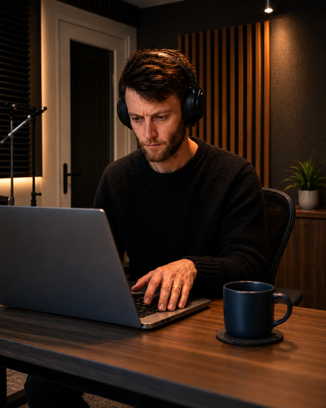 In the room · Writing
