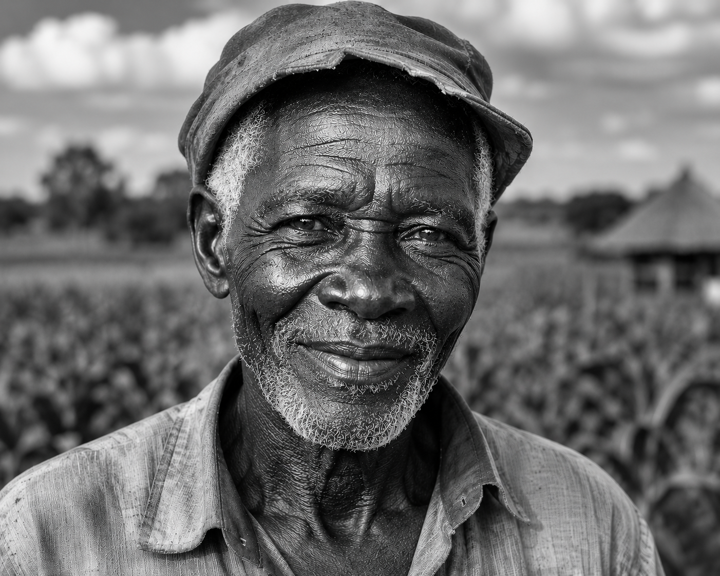 Portrait of a smallholder farmer — at the source of the Circularity network
