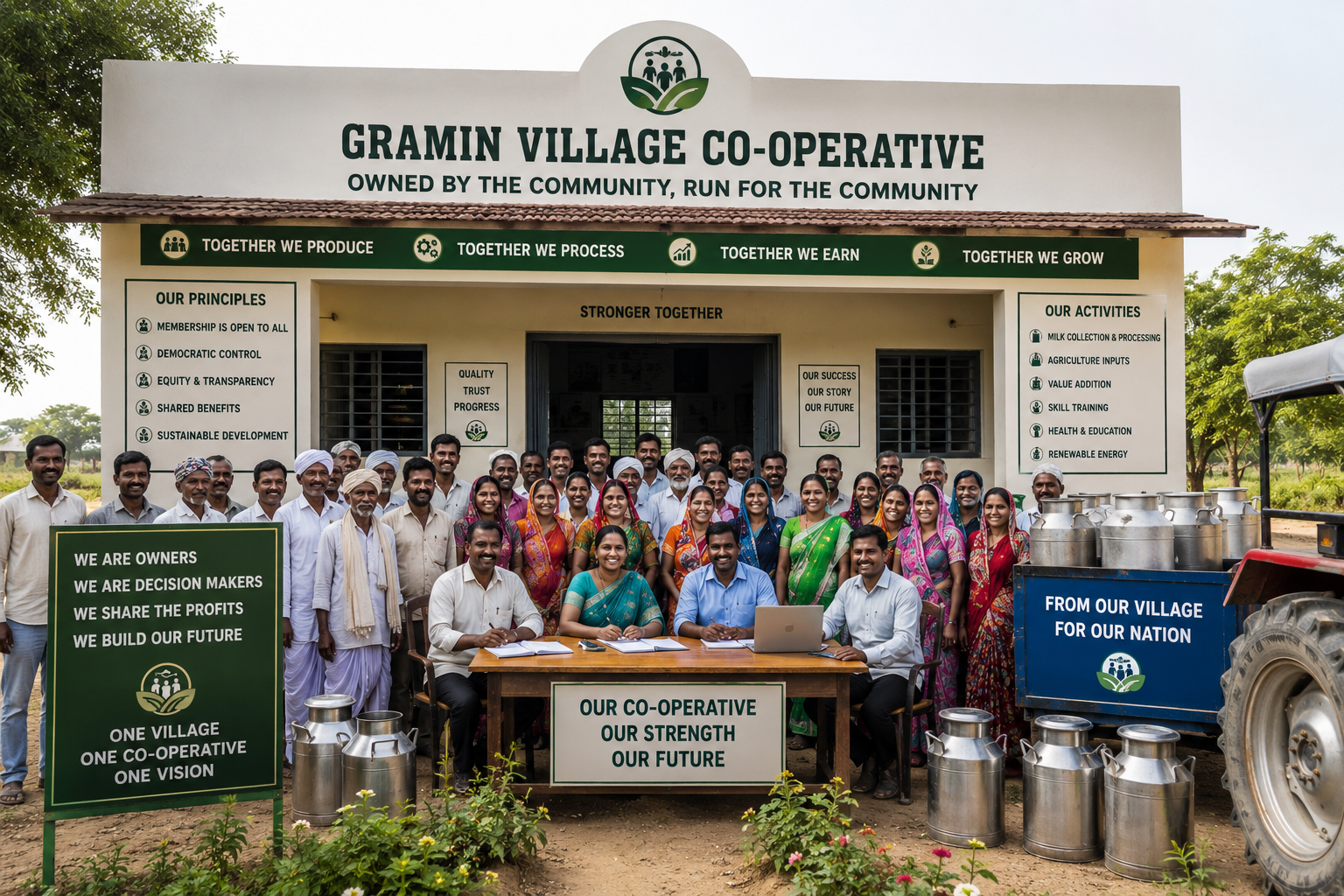 Village co-operative — community ownership of the Circularity Network