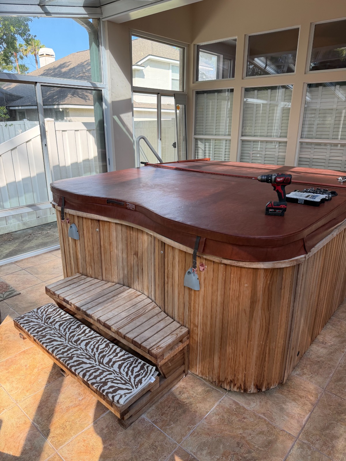 Hot Tub Removal before