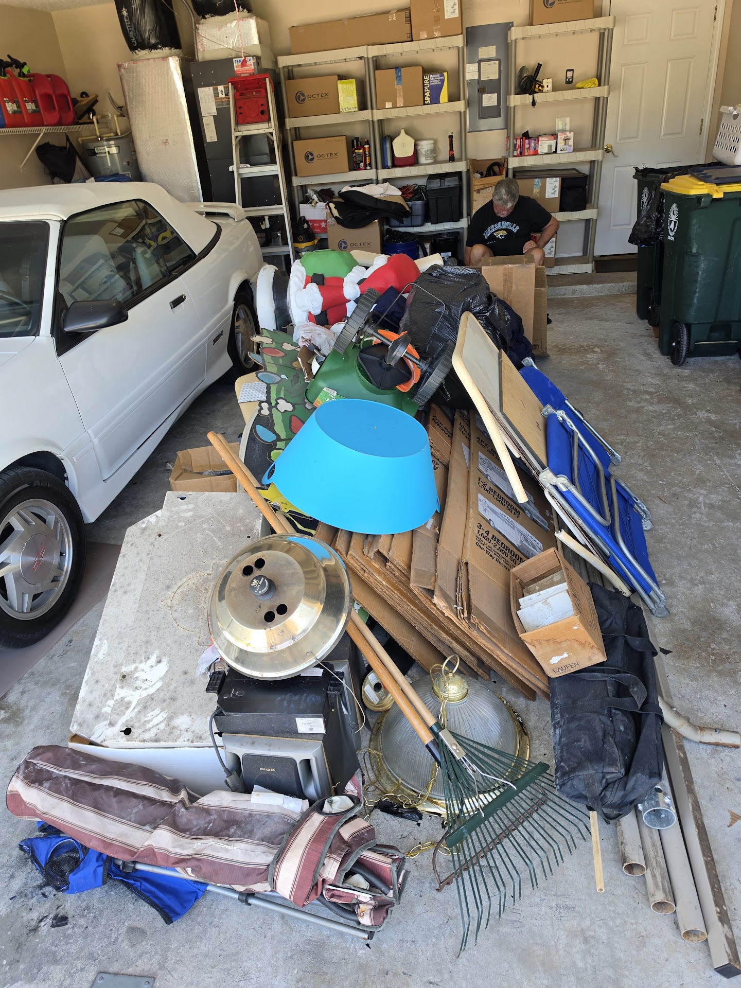 Garage Cleanout before