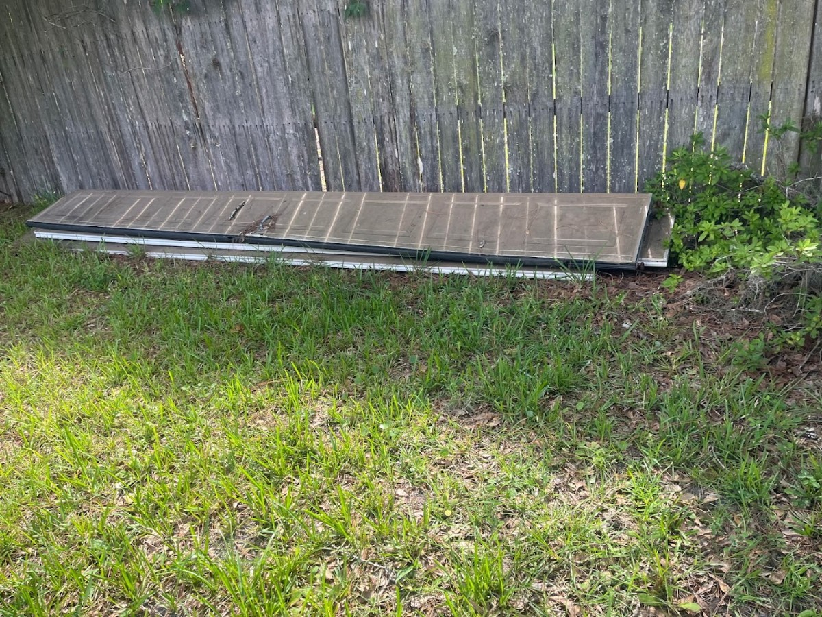 Garage Door Removal & Recycling before