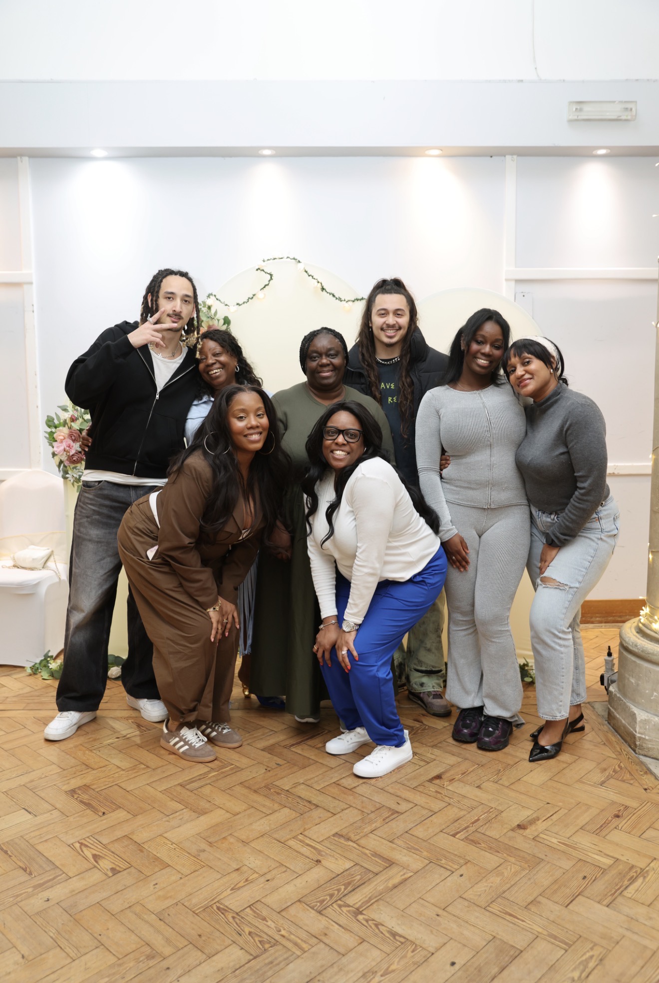 Group celebration at Mama-Mam's Kitchen