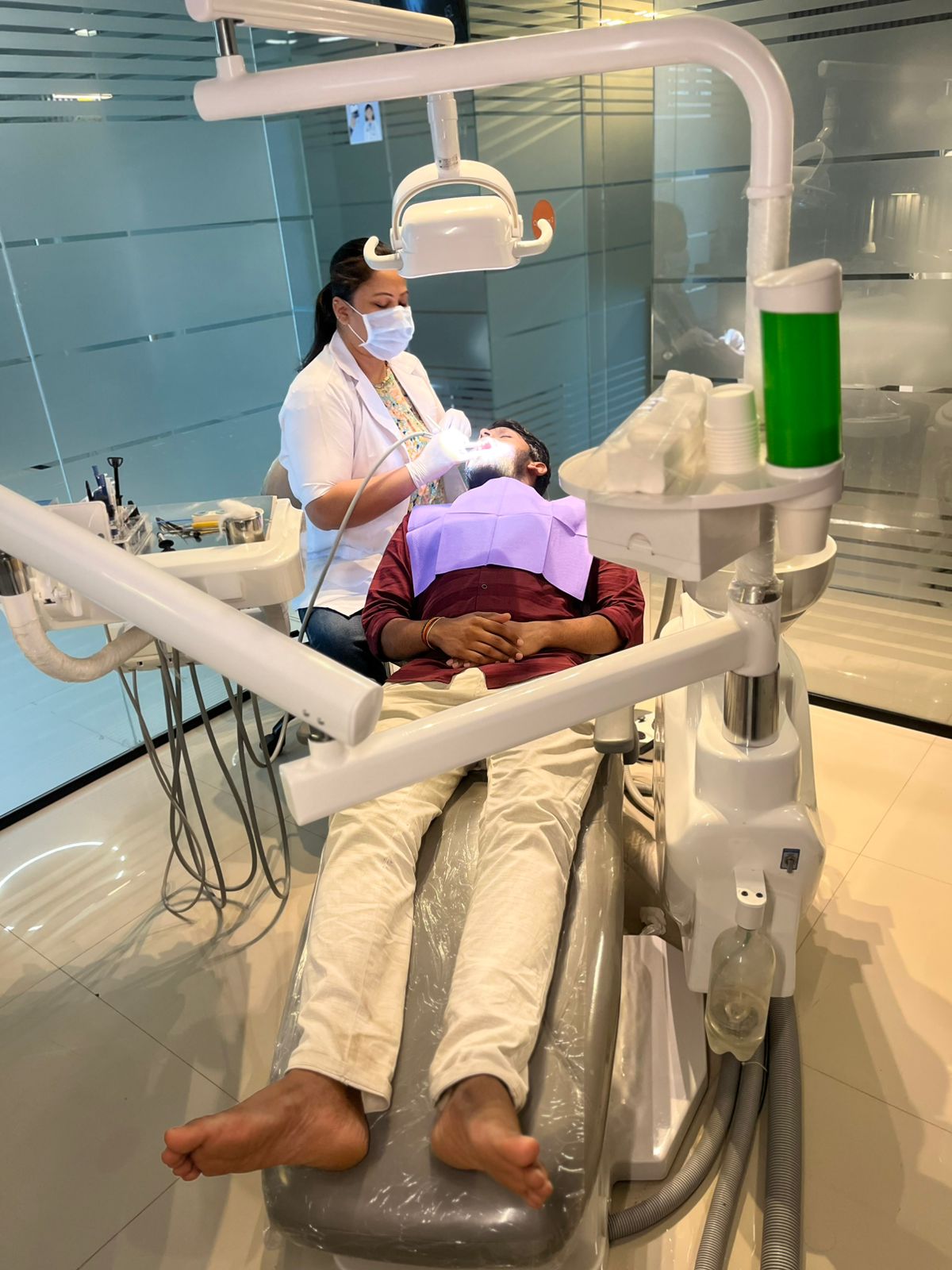 Modern dental equipment at The Dentist India
