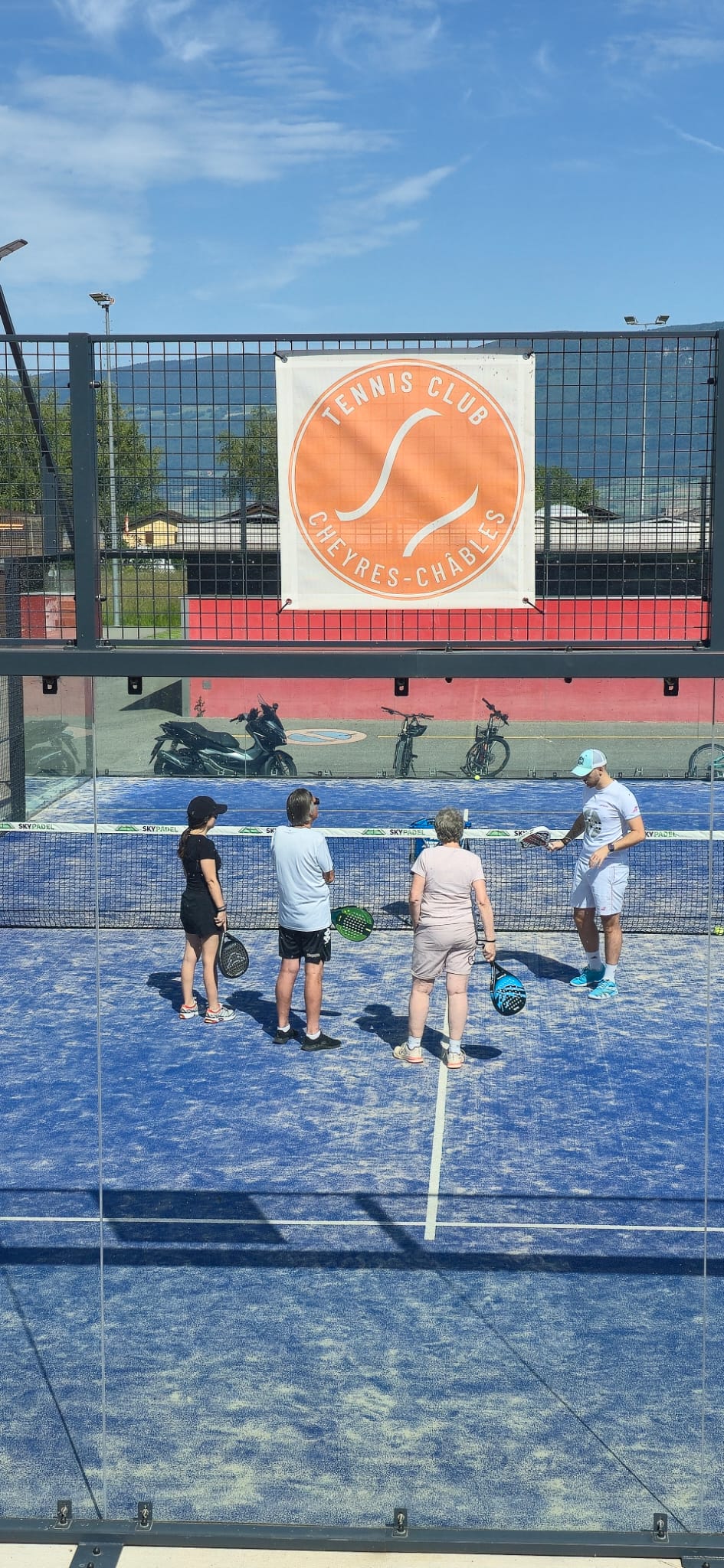 Stage Padel - Participants en action