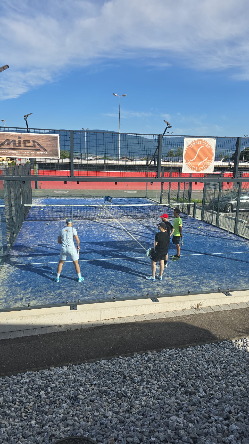 Stage Padel - Groupe de participants