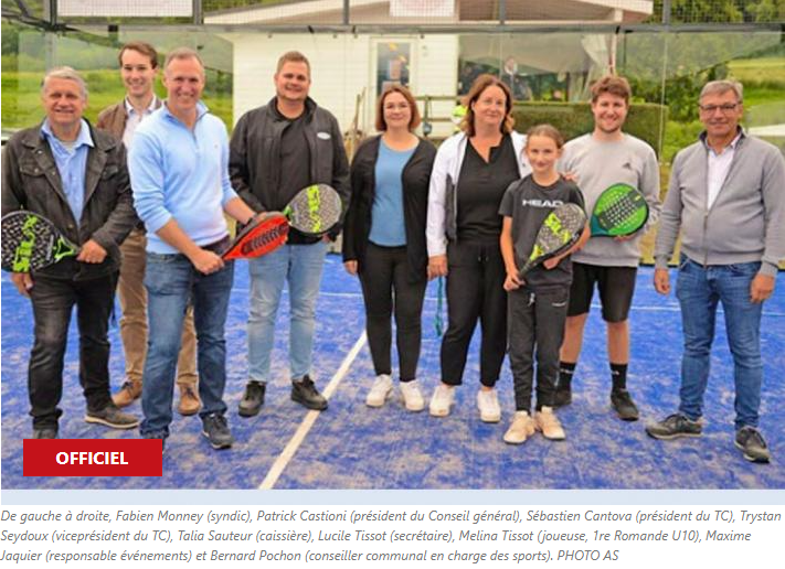 Inauguration terrain de Padel 2024