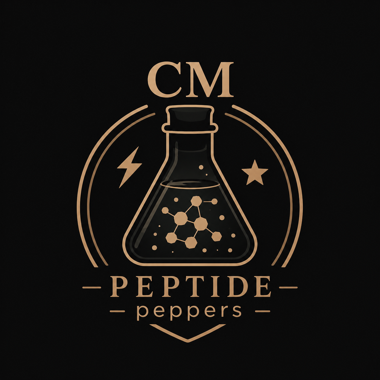 CM Peptide Peppers Logo