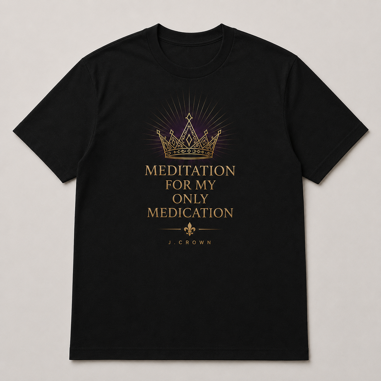 Meditation Tee — Black