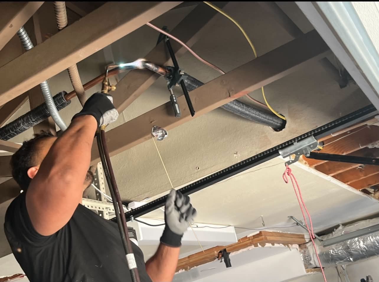 Refrigerant Line Brazing — Walnut