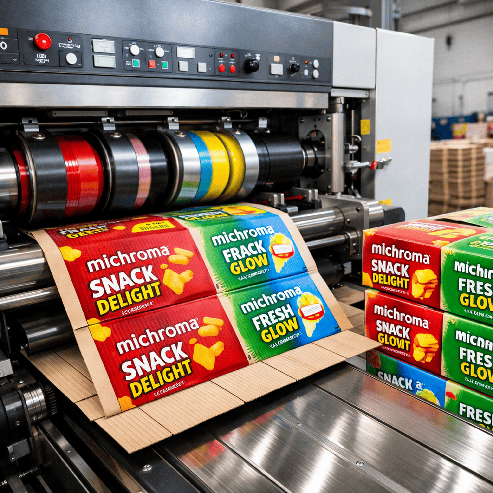 Kraft Paper Inks - Application Example