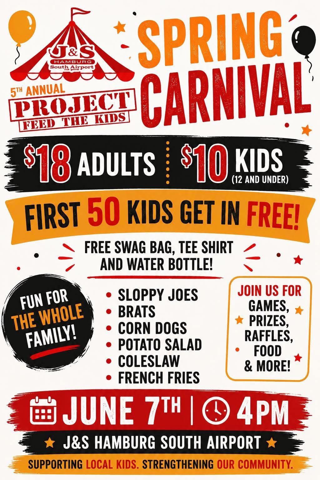 5th Annual Project Feed the Kids Spring Carnival