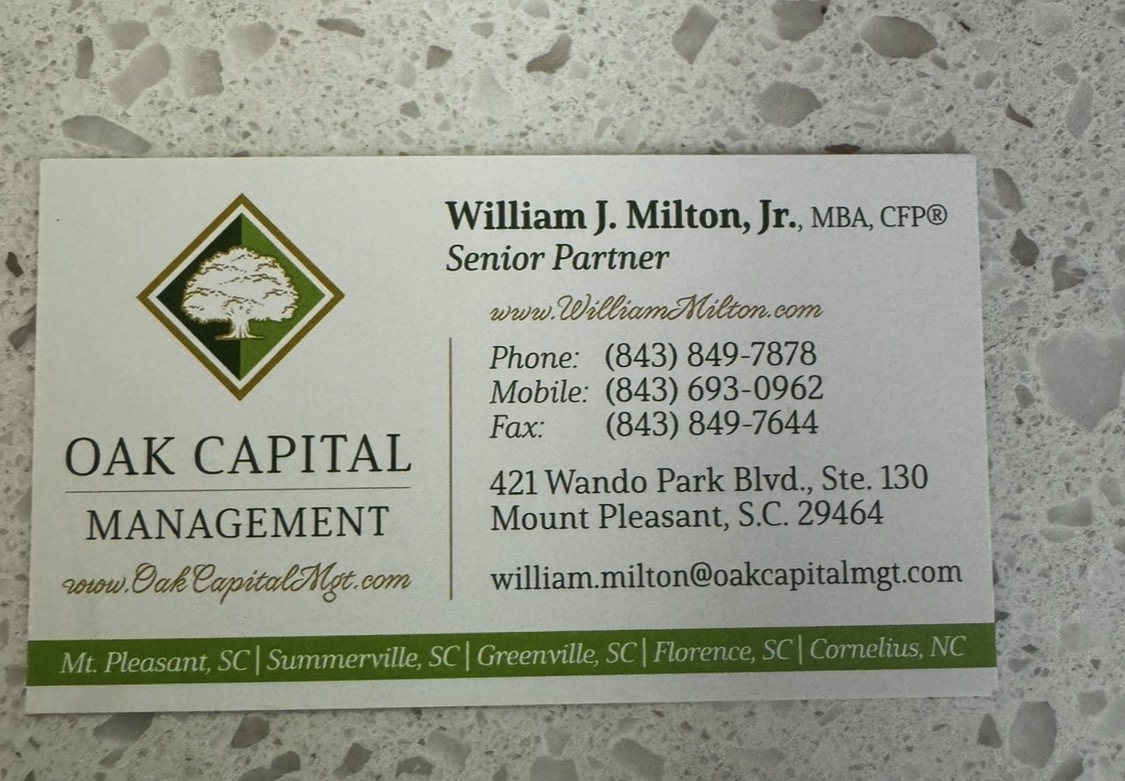 William's business card 1