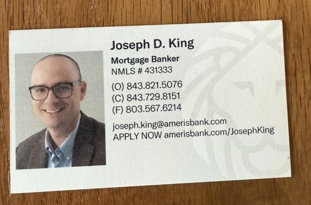 Joseph's business card 1