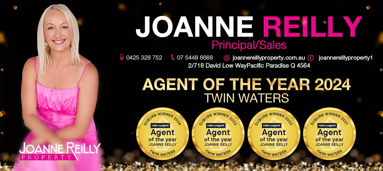 Joanne Reilly Property - Agent of the Year 2024 Twin Waters