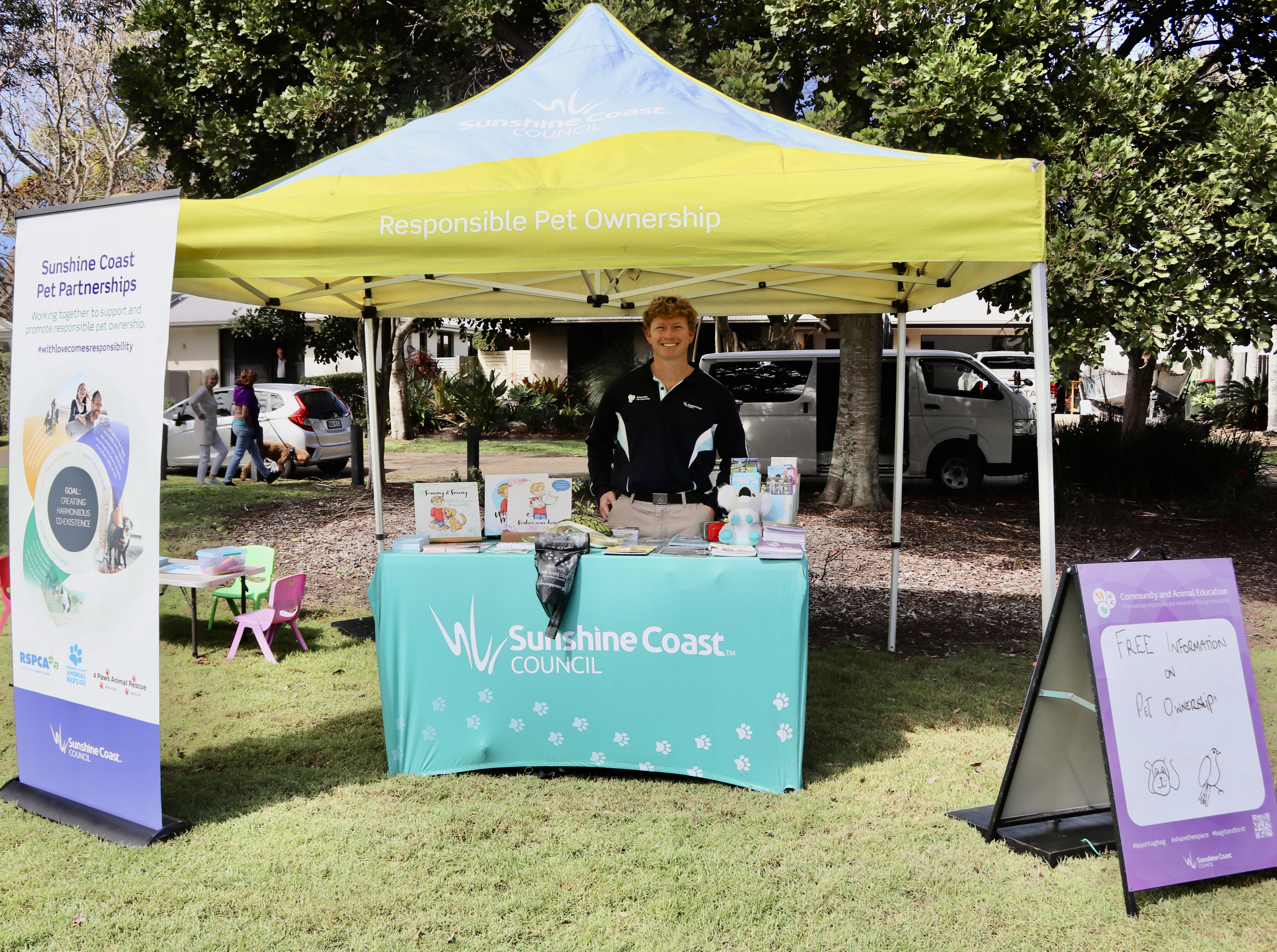 Sunshine Coast Council's Responsible Pet Ownership stall