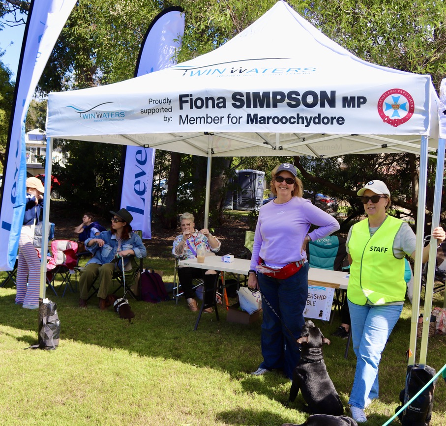 The TWRA marquee, proudly supported by Fiona Simpson MP