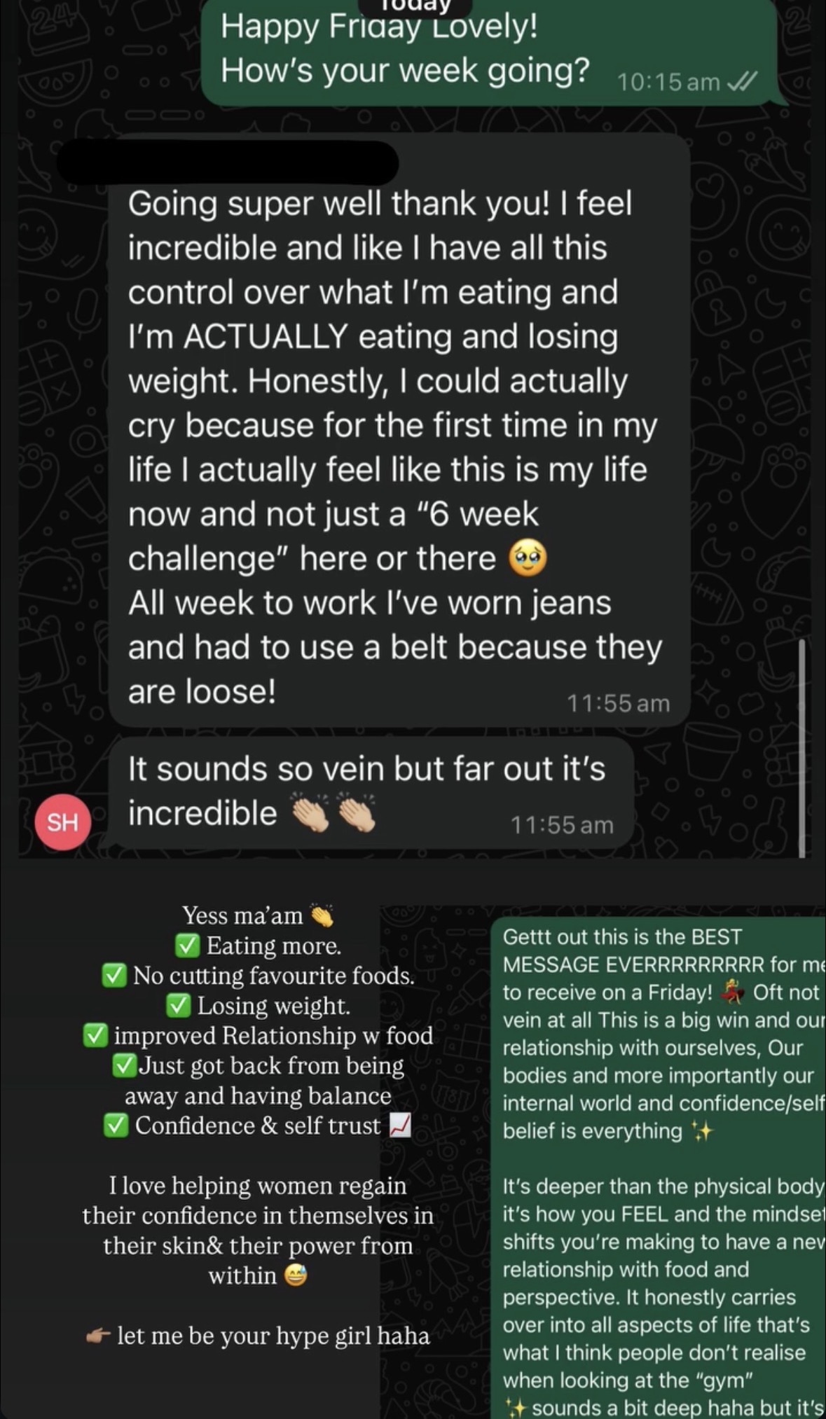 Real win — WhatsApp