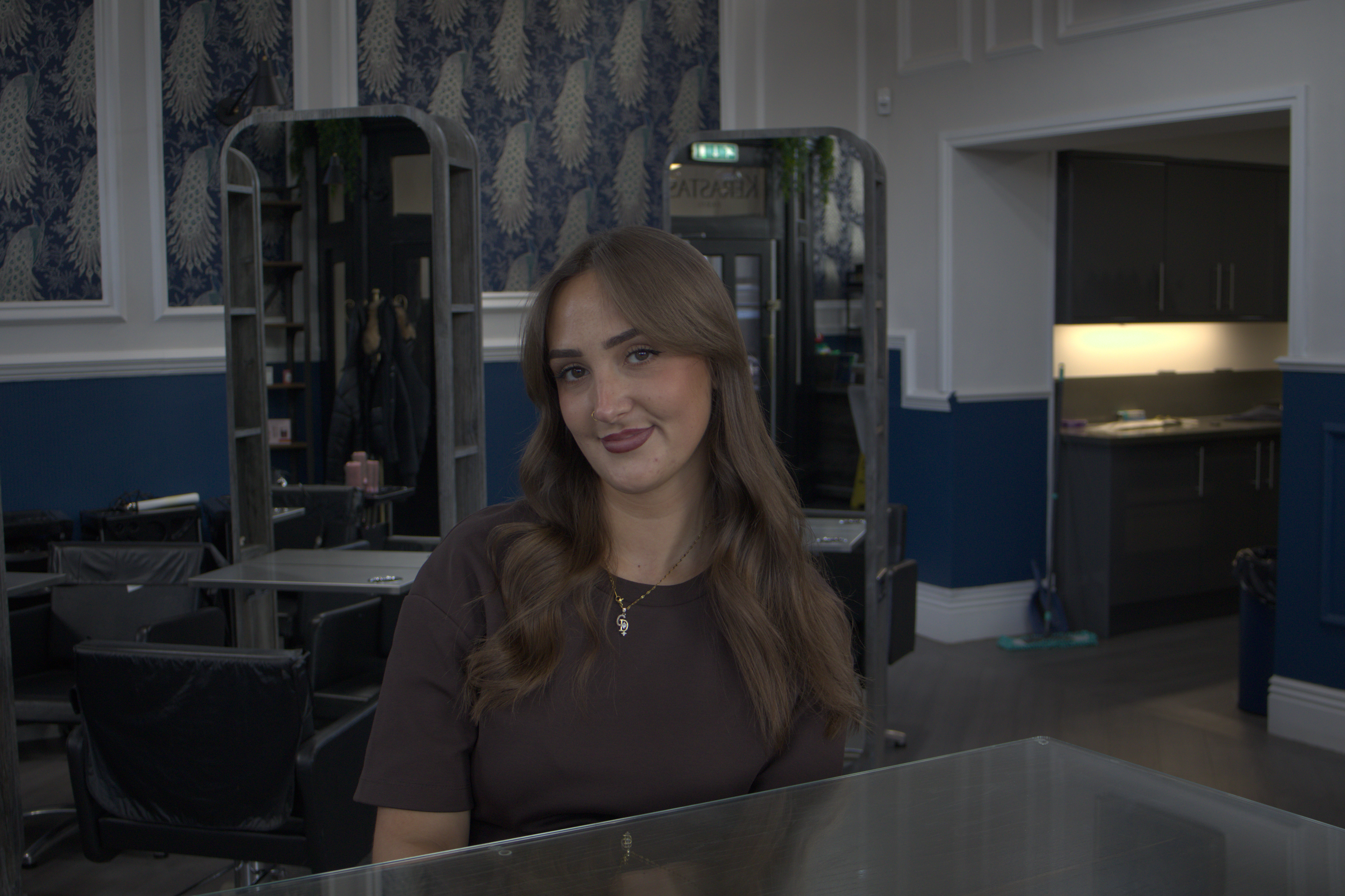 Megan at salon