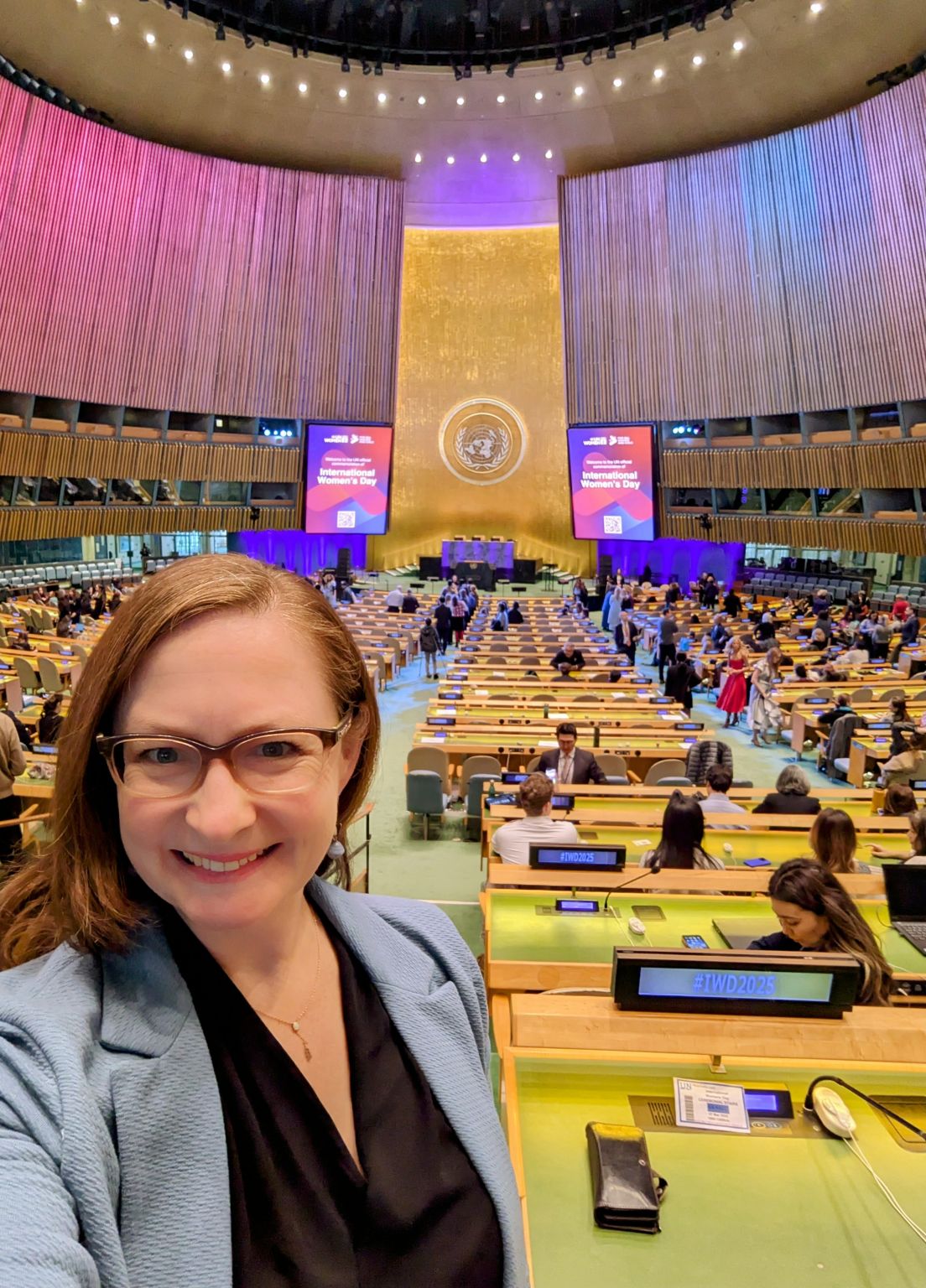 Leah at the UN General Assembly