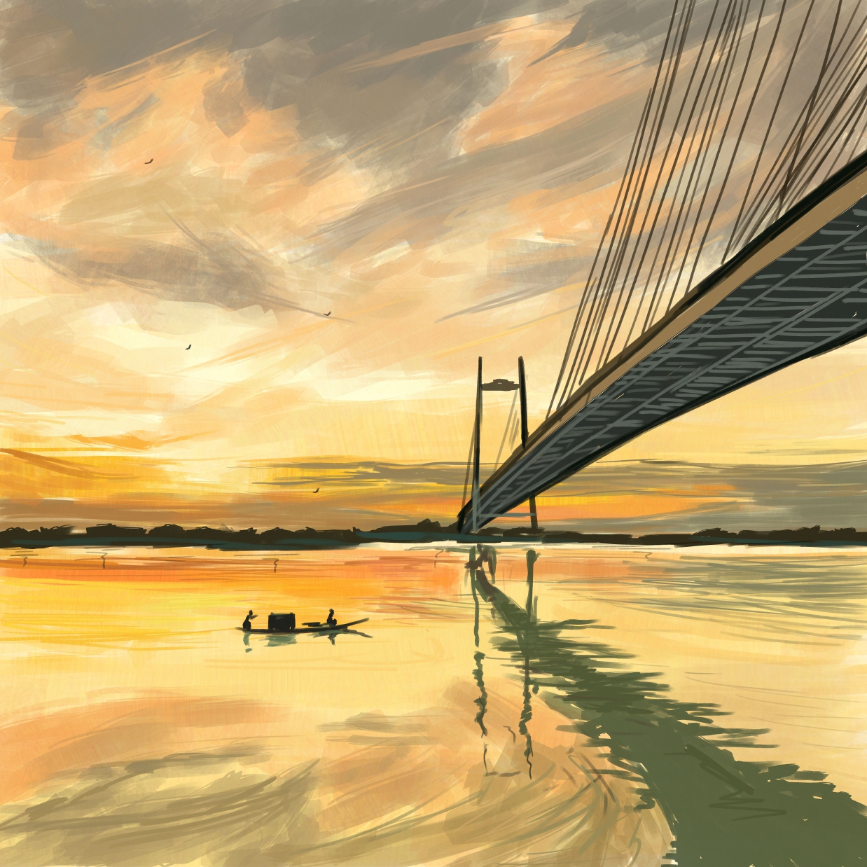 Hooghly Setu — Limited Edition Print