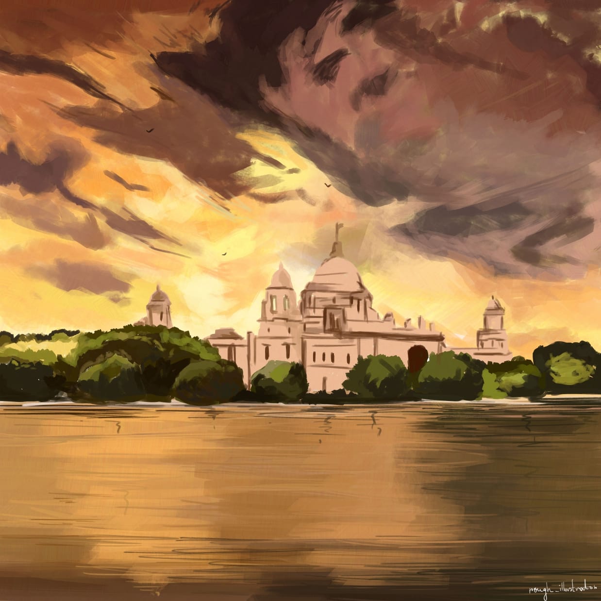 Victoria Memorial — Limited Edition Print