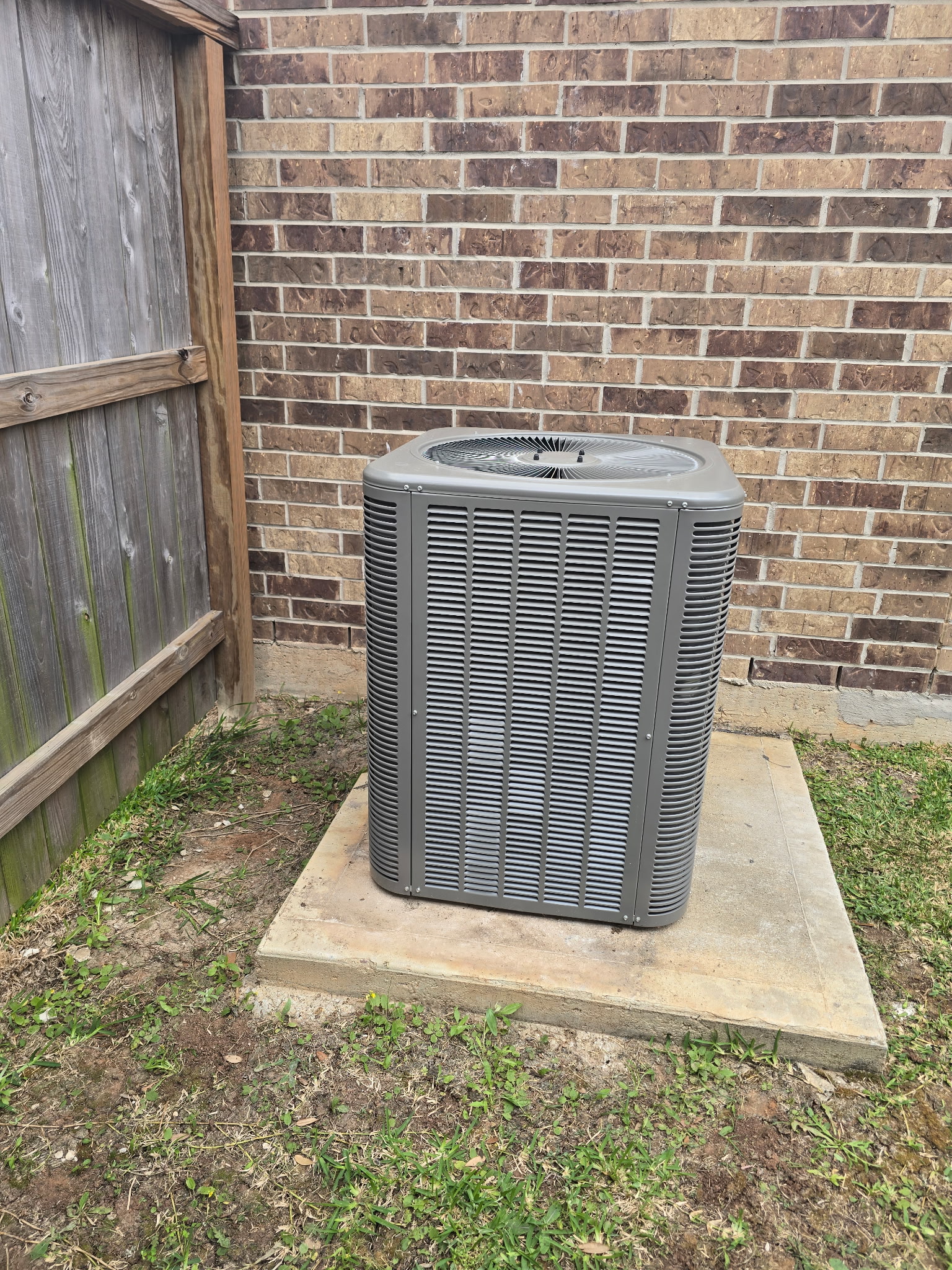 Central AC Condenser — Residential