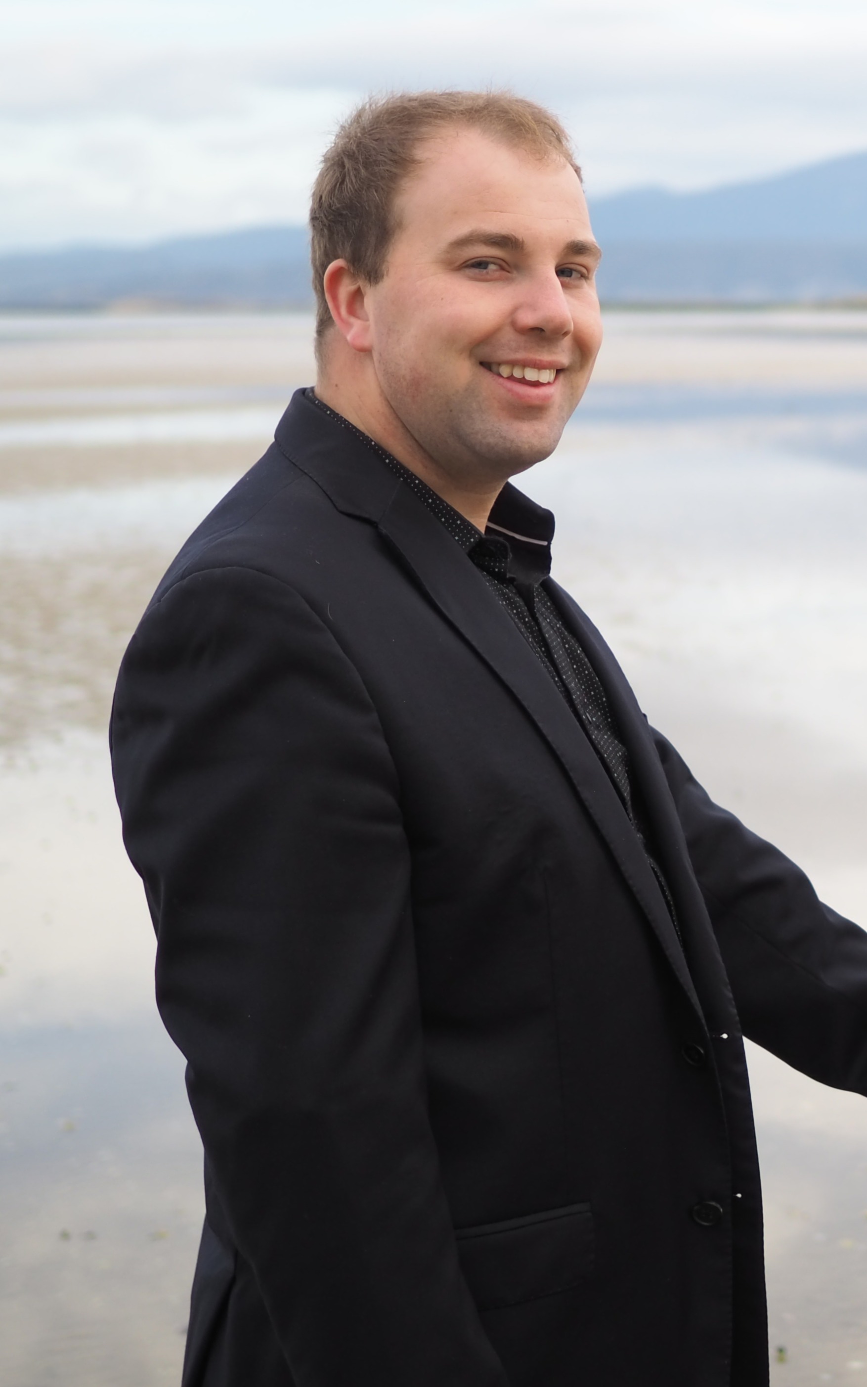 Jesse Winter on the Tasmanian coast