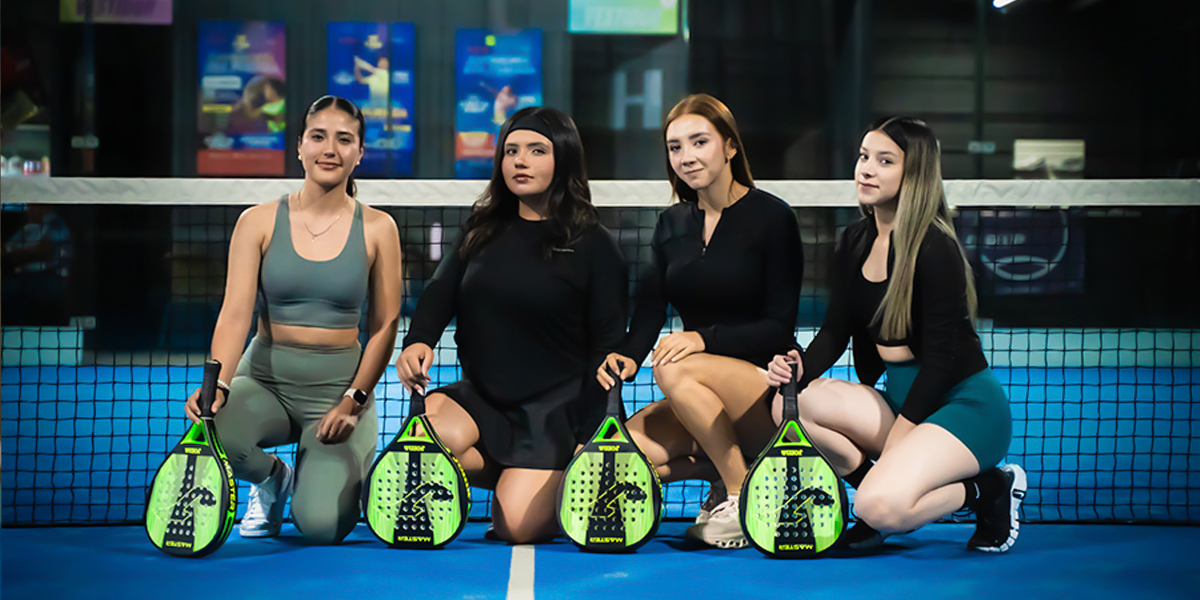 Equipo de padel femenino