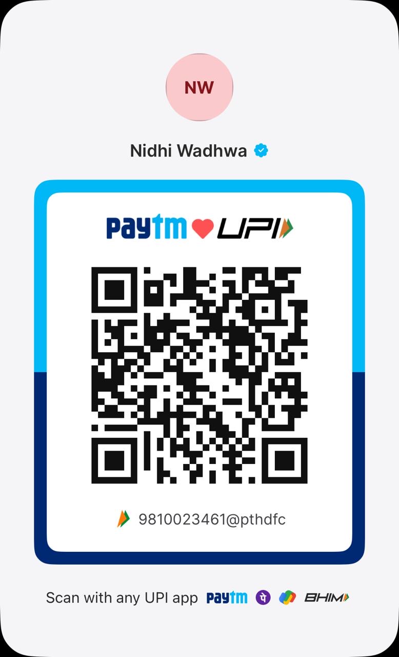 UPI payment QR code