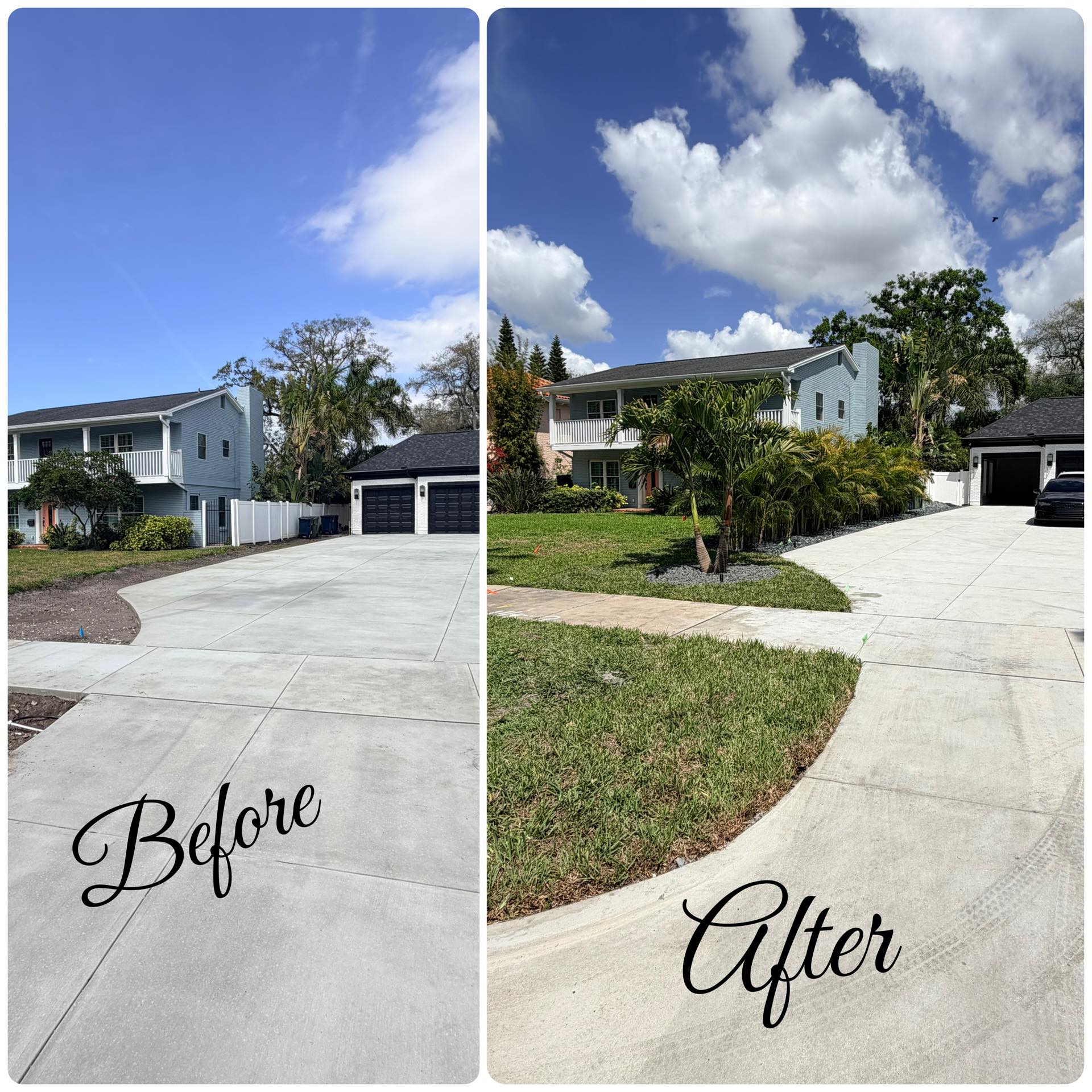 French drain installation — full process