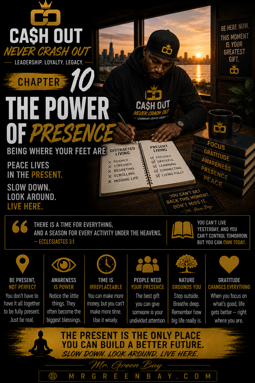 Chapter 10 — The Power of Presence — Being Where Your Feet Are