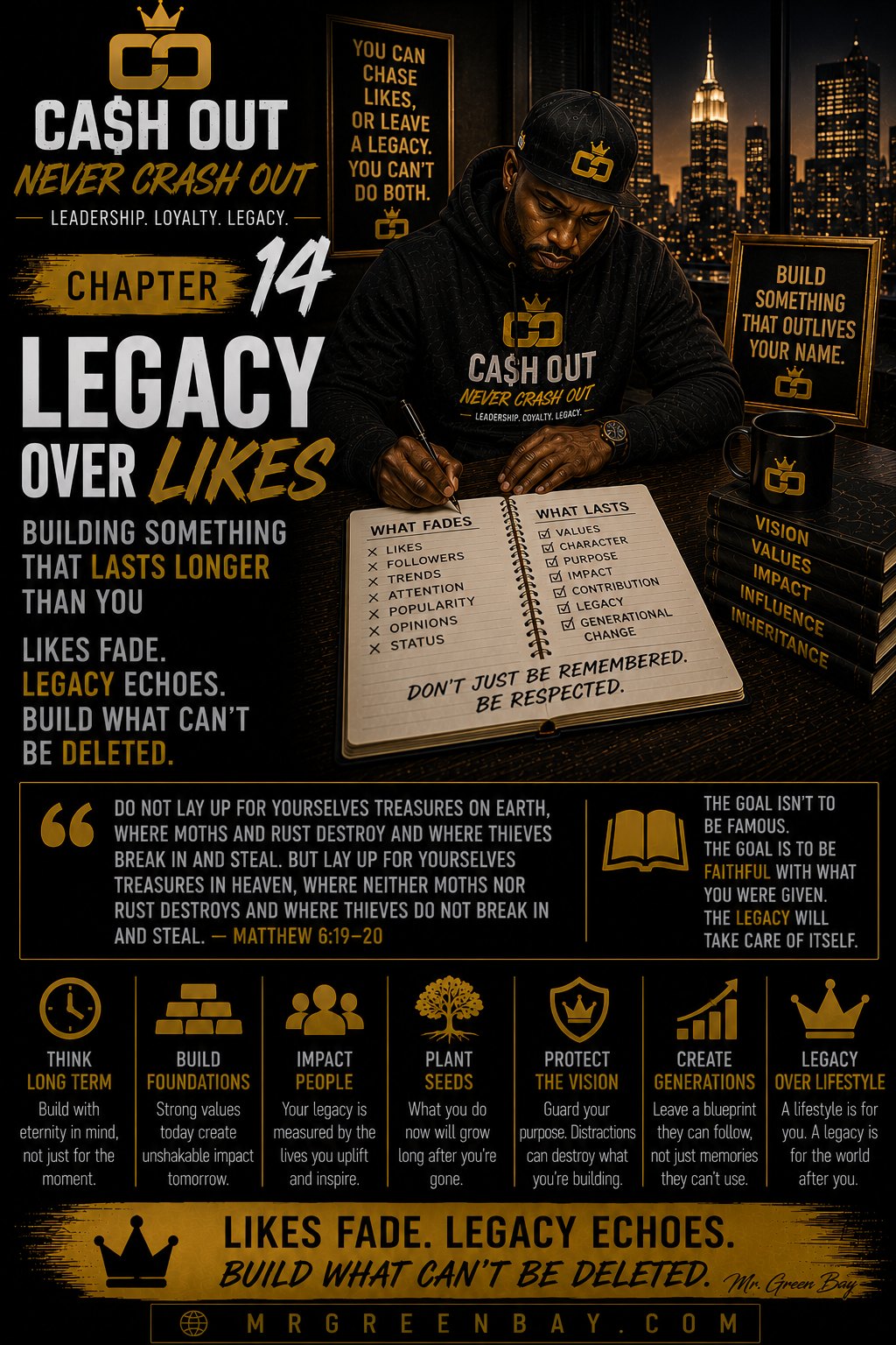 Chapter 14 — Legacy Over Likes — Building Something That Lasts Longer Than You