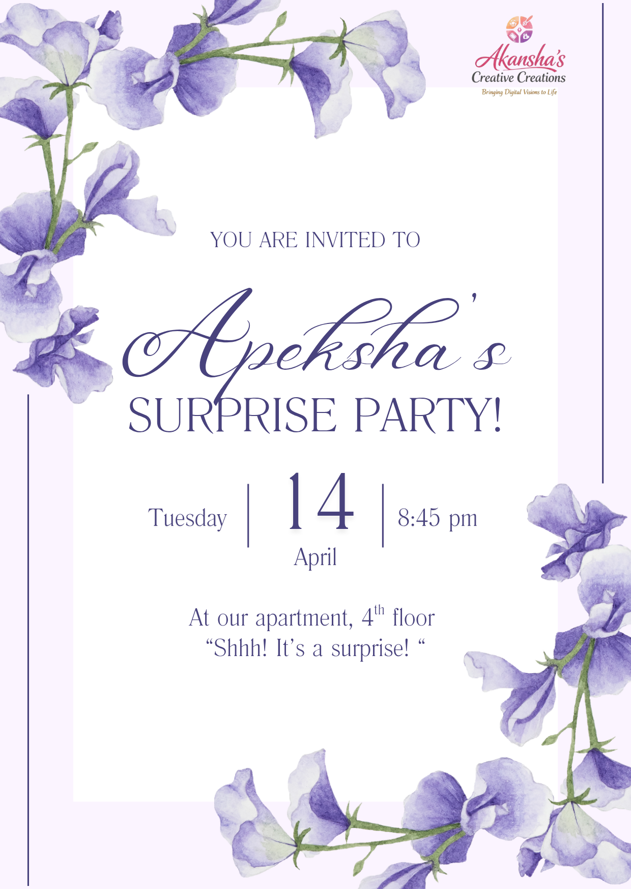 Apeksha's Surprise Party · Wreath