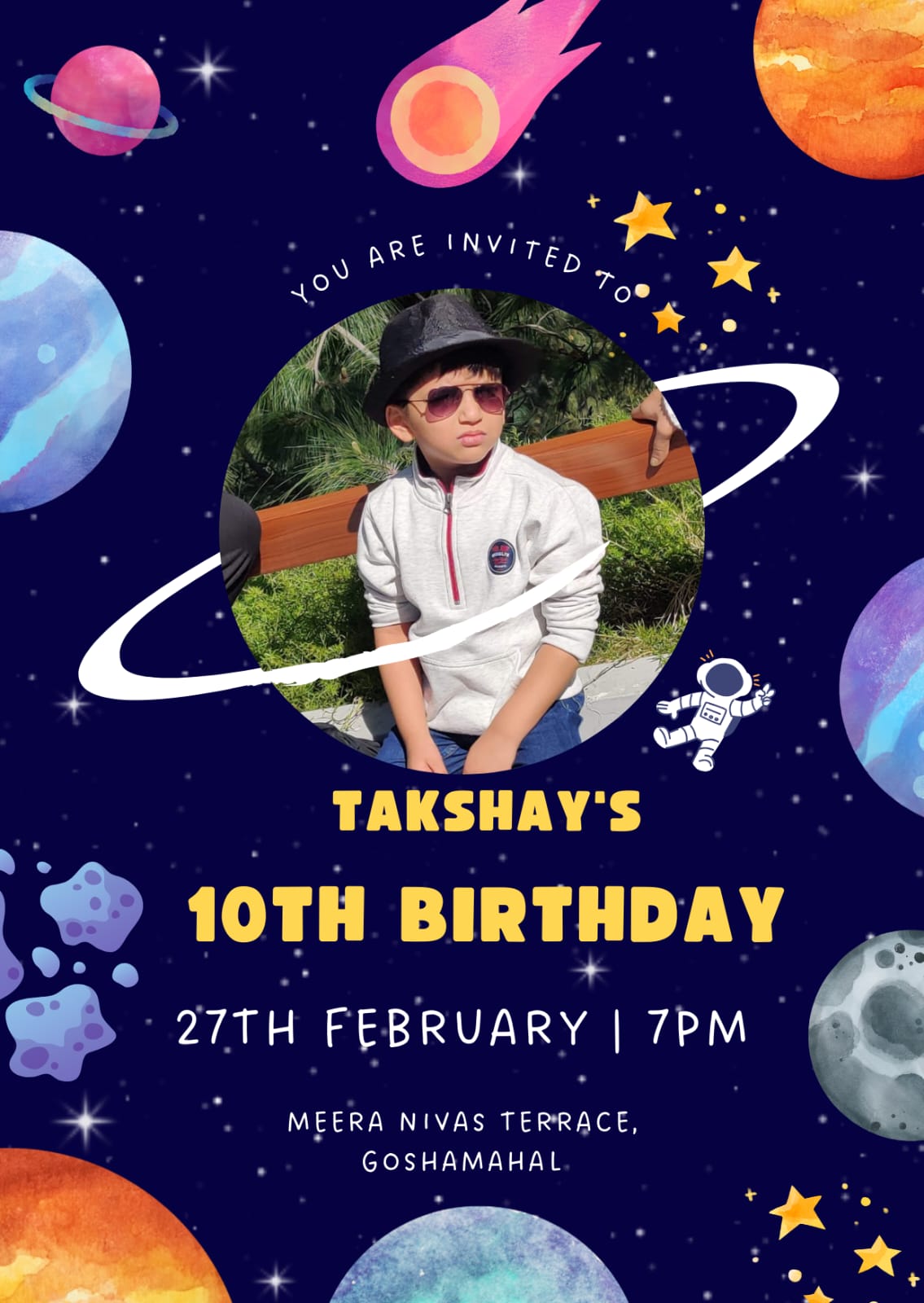 Takshay's 10th Birthday