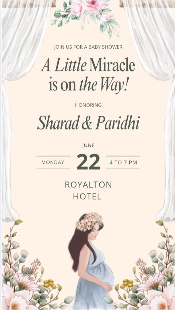 Baby Shower · Sharad & Paridhi
