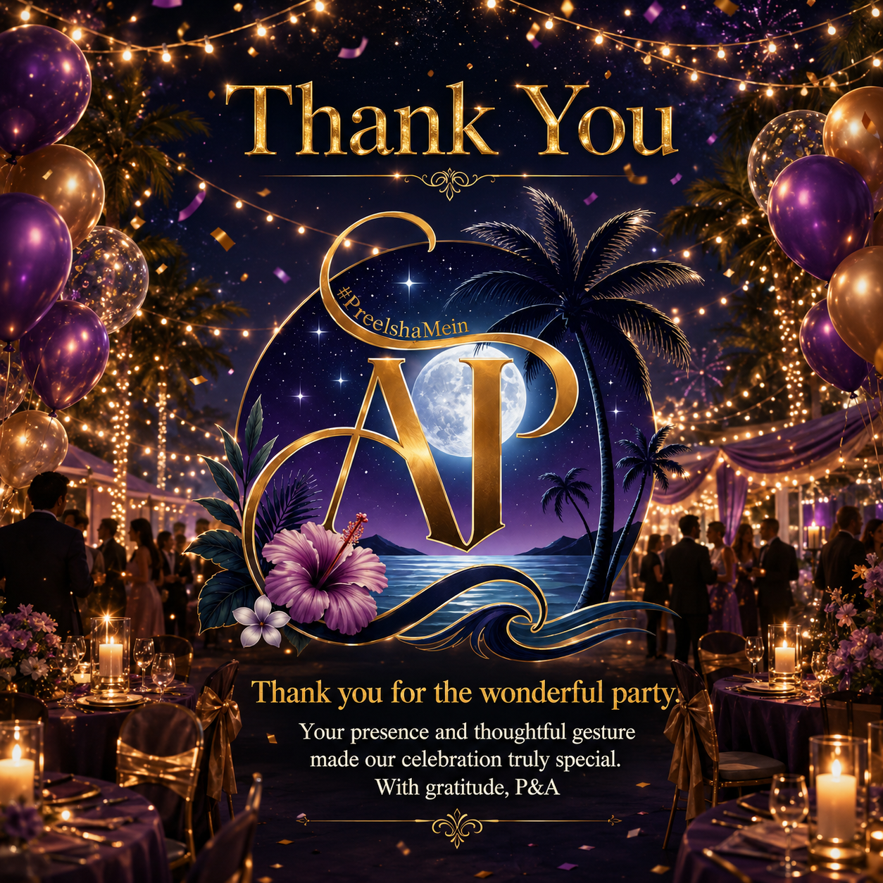 P&A · Thank You Card (Bright)