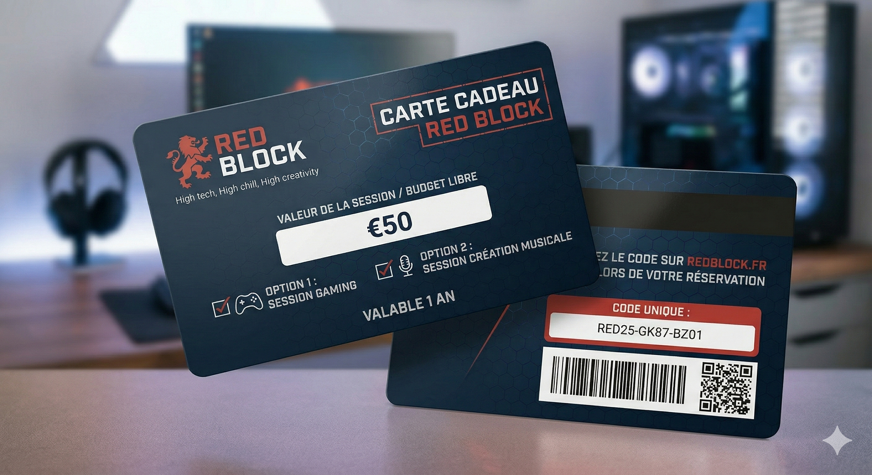 Carte Cadeau Red Block